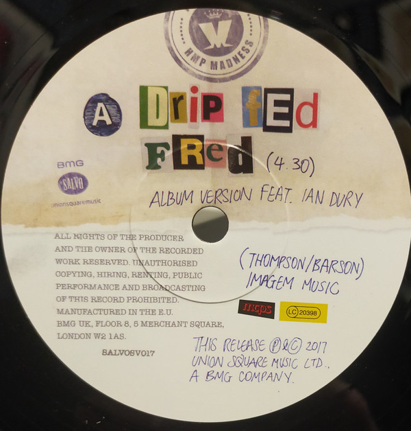 NuttySounds.com - Madness Feat. Ian Dury – Drip Fed Fred – (7″, Single, Ltd) – (USA, Canada & Europe)