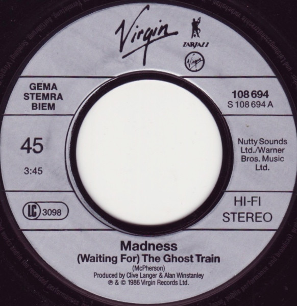 NuttySounds.com - Madness – (Waiting For) The Ghost-Train – (7″, Single) – (Europe)