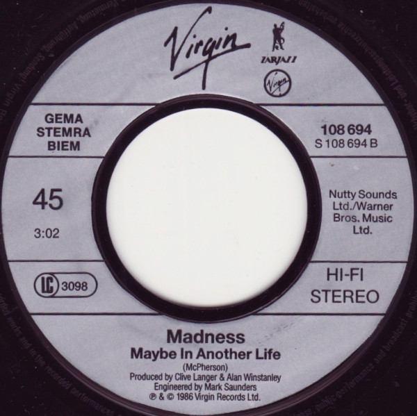 NuttySounds.com - Madness – (Waiting For) The Ghost-Train – (7″, Single) – (Europe)