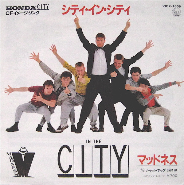 NuttySounds.com - Madness – In The City – (7″, Single) – (Japan)