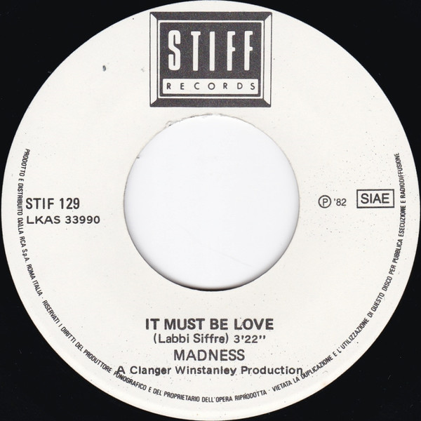 NuttySounds.com - Madness – It Must Be Love – (7″, Single) – (Italy)