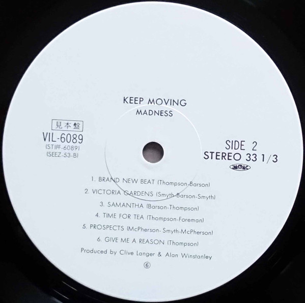 NuttySounds.com - Madness – Keep Moving – (LP, Album, Promo) – (Japan)