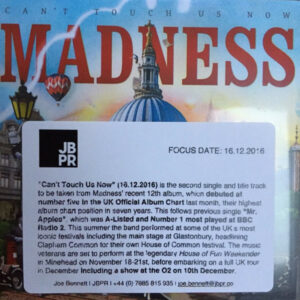 NuttySounds.com - Madness - Can't Touch Us Now - (CD, Single, Promo) - (UK)