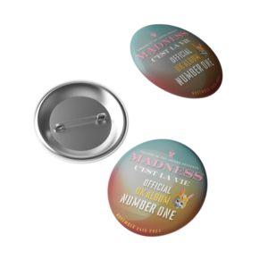NuttySounds.com - MADNESS - Original C'est La Vie #1 Celebratory Edition Badge – (Badge, Small, 1¼ Inch)